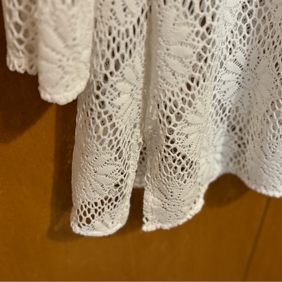 Sonoma Womens White Knit Swimsuit Coverup - Picture 4 of 4